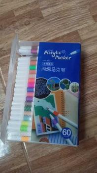 Product Review of 80/96 Colors Acrylic Marker Pen Set Highlighter Painting Pen Glass Ceramics DIY Crafts Art Supplies from R**r 2