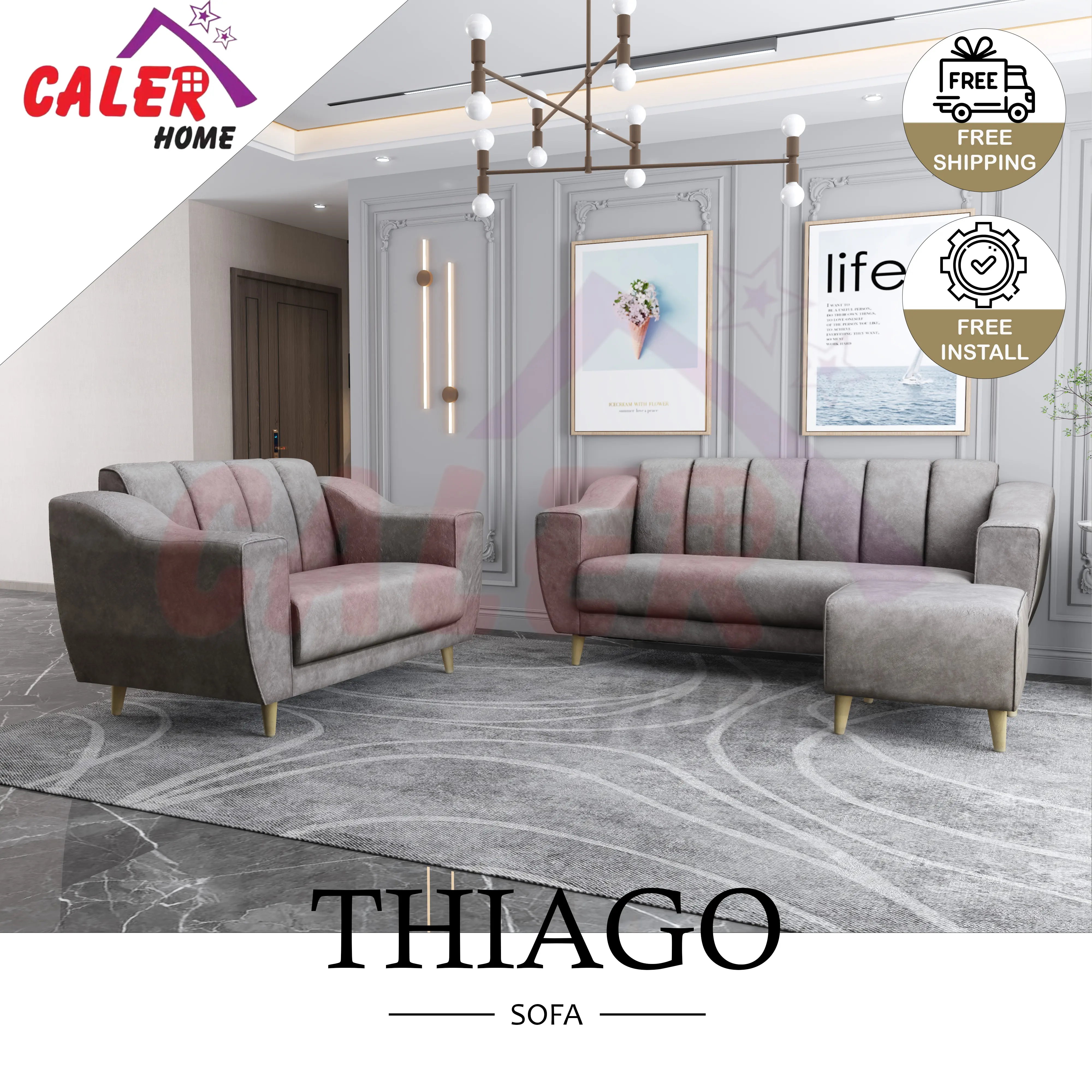 CALER HOME Thiago Sofa- Hot Sales- Furniture
