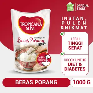 Tropicana Slim Beras Porang Instan 1000g - Konjac Shirataki Rice