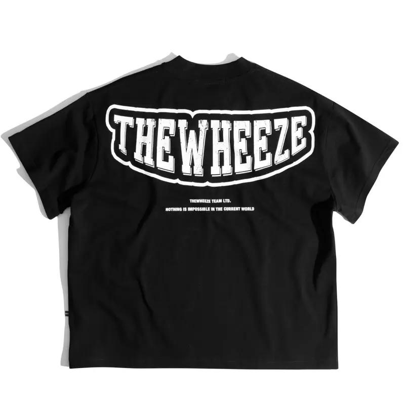 Áo Thun Boxy THEWHEEZE BORDER - 2c 280gsm