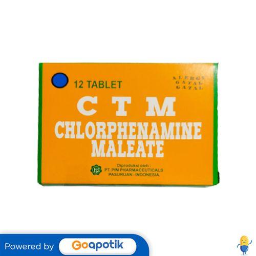 CTM PIM 4 MG BOX 12 TABLET