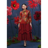 Gambar NONA RARA - Tila Skirt CNY P0631, Rok batik wanita modern - ALL SIZE dari Nona Rara Batik Kota Administrasi Jakarta Timur 4 Tokopedia