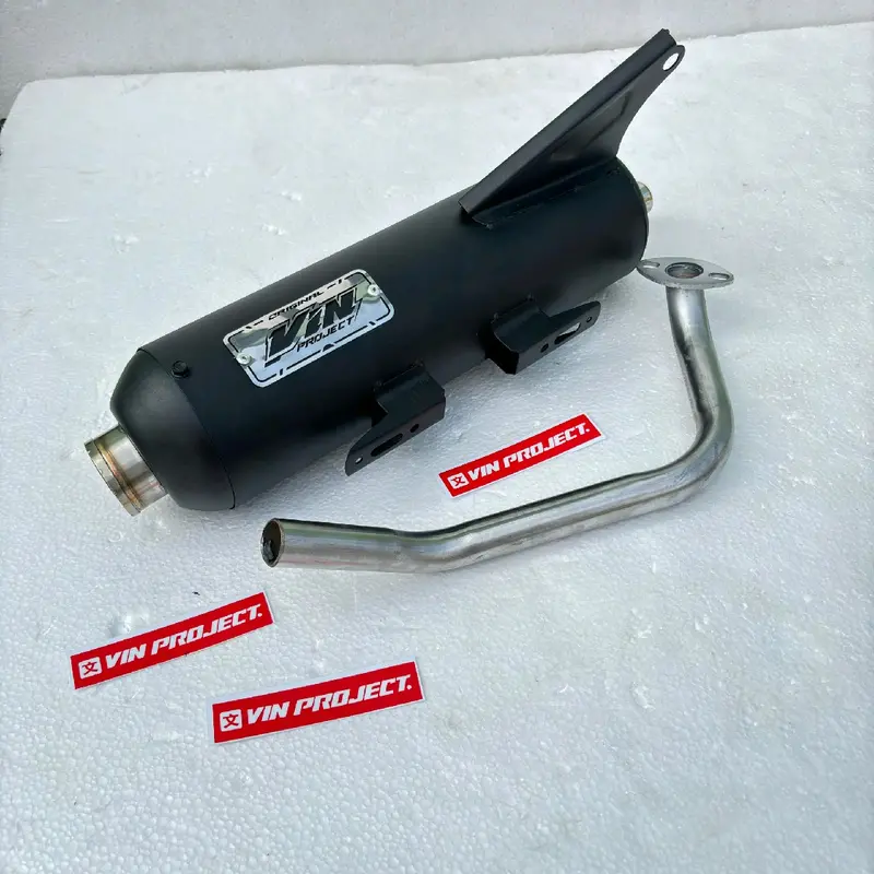 Knalpot Copy Cms Moncong SHIJIRO original Vin Project fullsistem motor vario 125/150 beat scoopy mio nmax aerox pcx suara bass adem gerung Foto Kendaraan Motorcycle 4