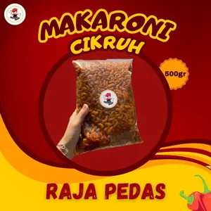 Makroni Cikruh Daun Jeruk 500gr - Snack, Keripik, Food Cemilan Makanan.