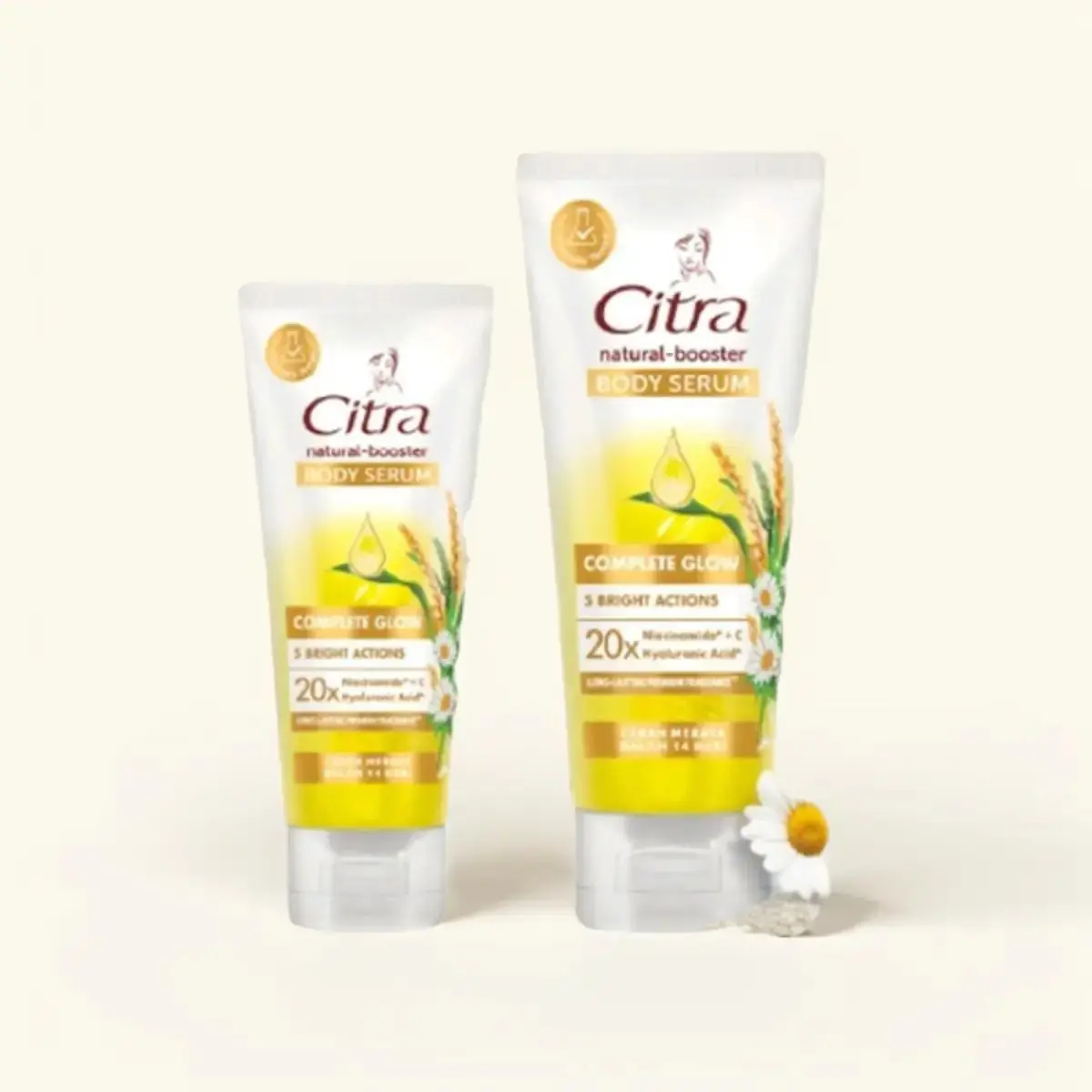 Citra Body Serum Complete Glow 180 ml Mencerahkan Memudarkan Dark