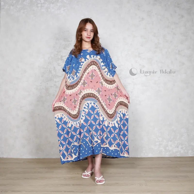 3 Pcs Daster Lowo Tambal LD 140 Bahan Rayon Super R1 Busui Zipper [lingsirndalu] 4