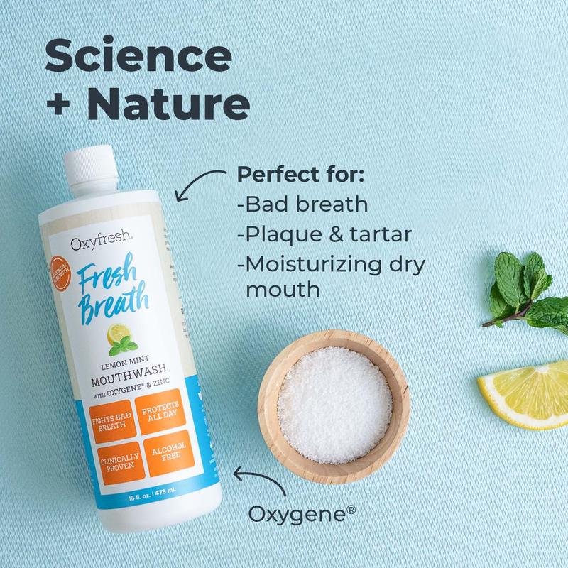 Oxyfresh Fresh Breath Lemon Mint Mouthrinse 89ml 6