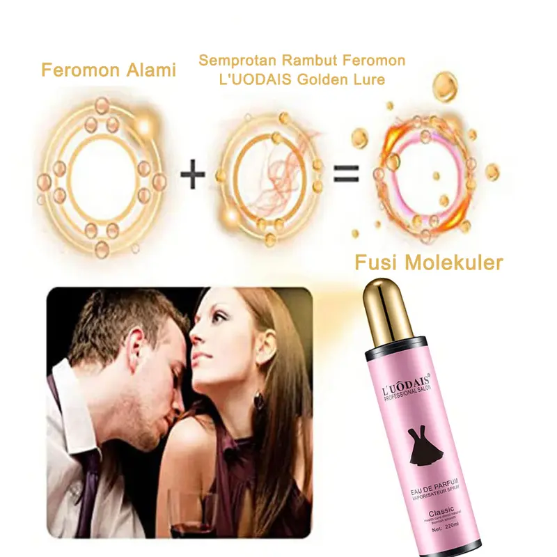 LUODAIS Hair spray Treatment 220ML Hair Care Perfume Spray Hair Salon Perfect First Essential Tonic Pelembab Rambut Indah Bersinar Berkilau Sehat Kuat Anti Kering Kusam Bercabang Perawatan Rambut Kulit Kepala Aman Hair Treatment Care Beauty Product 8