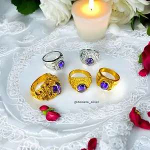 5 MODEL CINCIN KECUBUNG P3NGASIH UKIRAN KHAS BALI TITANIUM ORIGINAL by DEWATA SILVER BALI