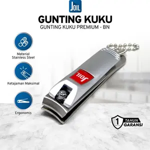 Joil Gunting Kuku Premium Nail Clipper Ukuran Medium dan Besar Stainless Steel Sharp Curved Blades Tajam Tahan Lama - BN1BN2