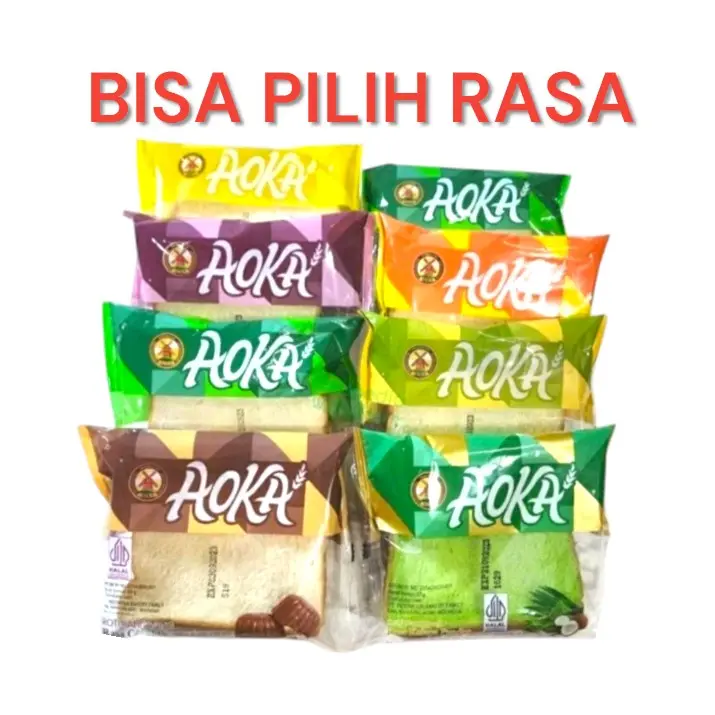 Aoka Roti Panggang Pilihan Rasa - Makanan Ringan - Food, Snacks 2