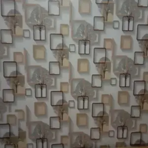 Wallpaper Dinding 10 m 10 meter 45 cm x 10 m MOTIF KOTAK 3D