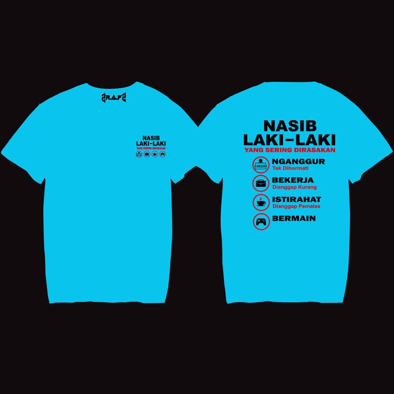 Kaos Nasib Laki Laki Combed 30s - Unisex - Distro Pria Baju Keren Tshirt Nyaman kaos Kata Kata baju pria 8