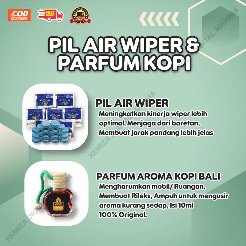 [BONUS 4] Wiper 4 Lapis Karet Wiper Quad Isi 2 Pcs Kanan Kiri Cocok Untuk Semua Tipe Mobil - Bergaransi Pembelian - Wiper Mobil Quad 4 Lapis Karet Universal 4