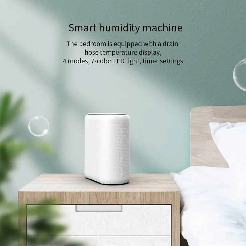 BOMIDI UH02 3in1 Mesin Kelembaban Udara Cerdas Air Humidifier & Air Purifier & Dehumidifier 1L Kapasitas 6