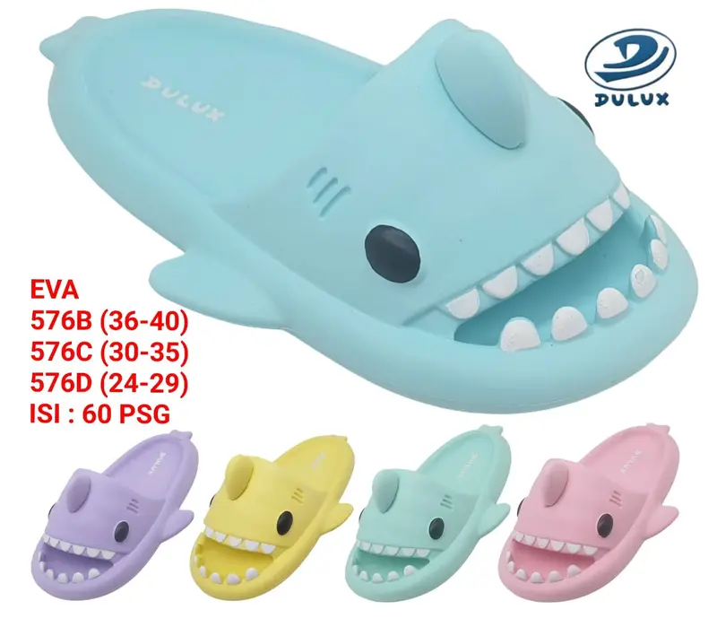 DULUX - SANDAL SLOP HIU ANAK 576C UKURAN 30-35 5