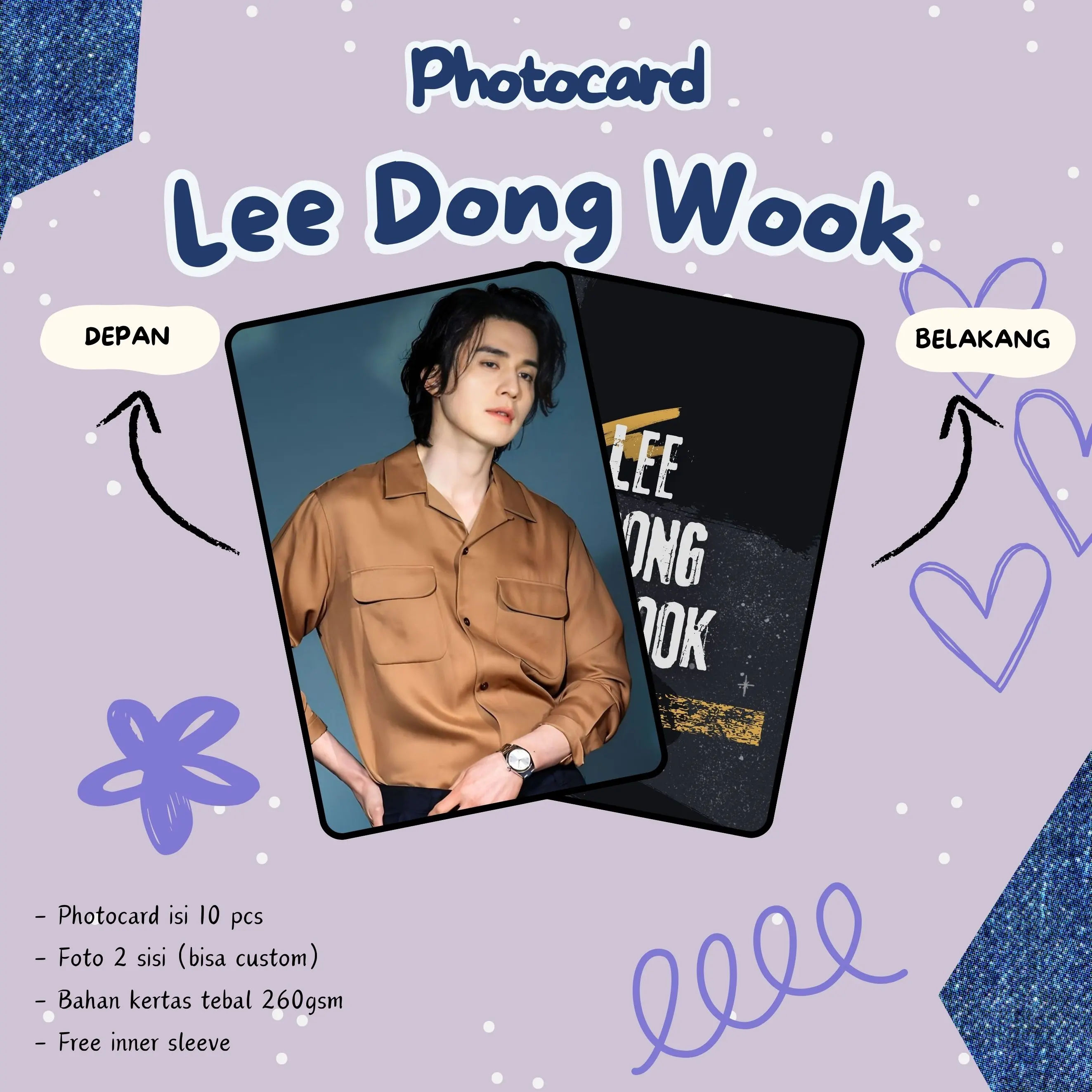 (10 PCS) PHOTOCARDS LEE DONG WOOK