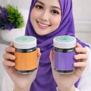 PAKET UNGU DAN ORANGE HARUMITA JILBAB SQUARE POLOS UNGU DAN ORANGE PERSEGI
