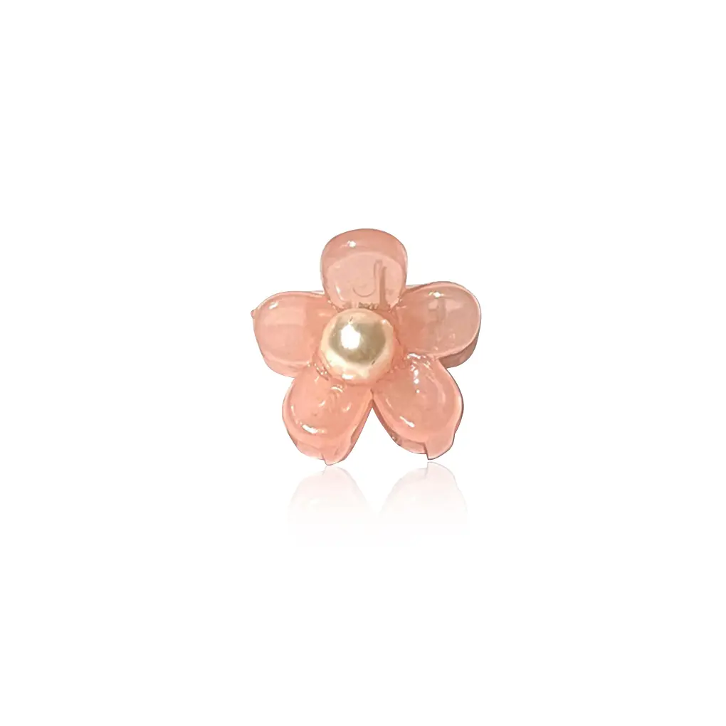 Hair Clip Claw Resin Flower Hairpin Party Work Date School Beach Travel Bang Clamp Portable Styling Headwear Girls