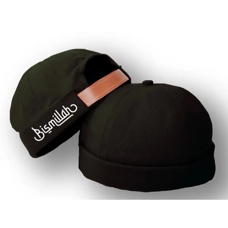 Topi Pria Cap Miki Hat Peci gaul Pria Dewasa Kopiah Muslim Songkok Hitam Nyaman Keren Kulit Lembut Bayi 0