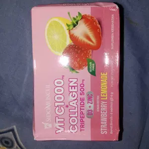 C+Collagen - Minuman Collagen Tripeptide 500mg + Vit C 1000mg untuk Kesehatan Kulit dan Imunitas