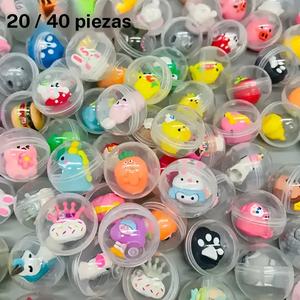 Set de Mini Modelos de Animales y Frutas, Perfectos para Máquinas de Chicles, Regalos y Sorpresas de Fiesta, Ideales para Eventos Escolares, Acción de Gracias y Cumpleaños