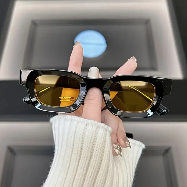 Kacamata Hitam Uv400 Gaya Retro  Warna Permen Vintage Untuk Wanita/ Pria Eyewear Sunglasses 5
