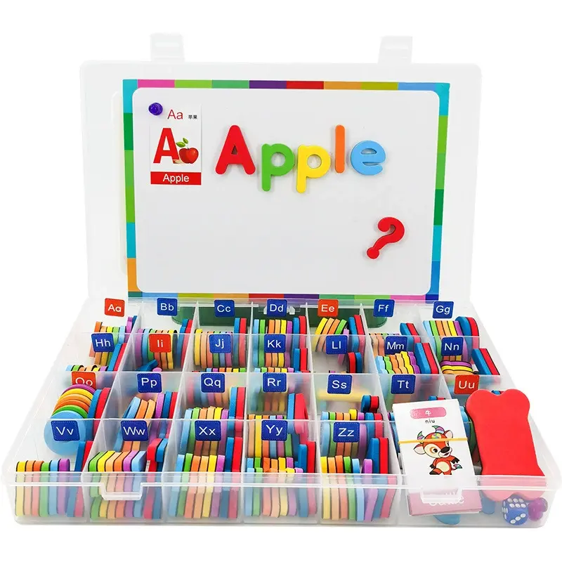 Montessori Eva Foam Magnetic Moveable Alphabeth Mainan Edukasi Anak Terlengkap Huruf & Angka Terbaru