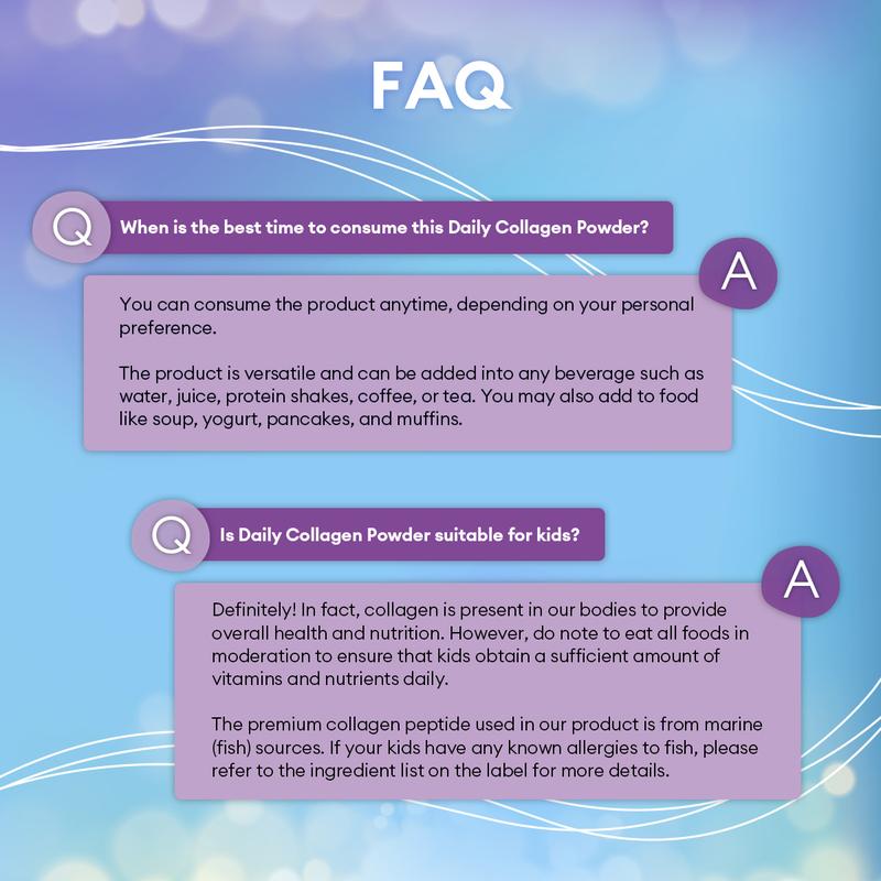 Product Introduction of New Moon Collagen Powder 100g 6