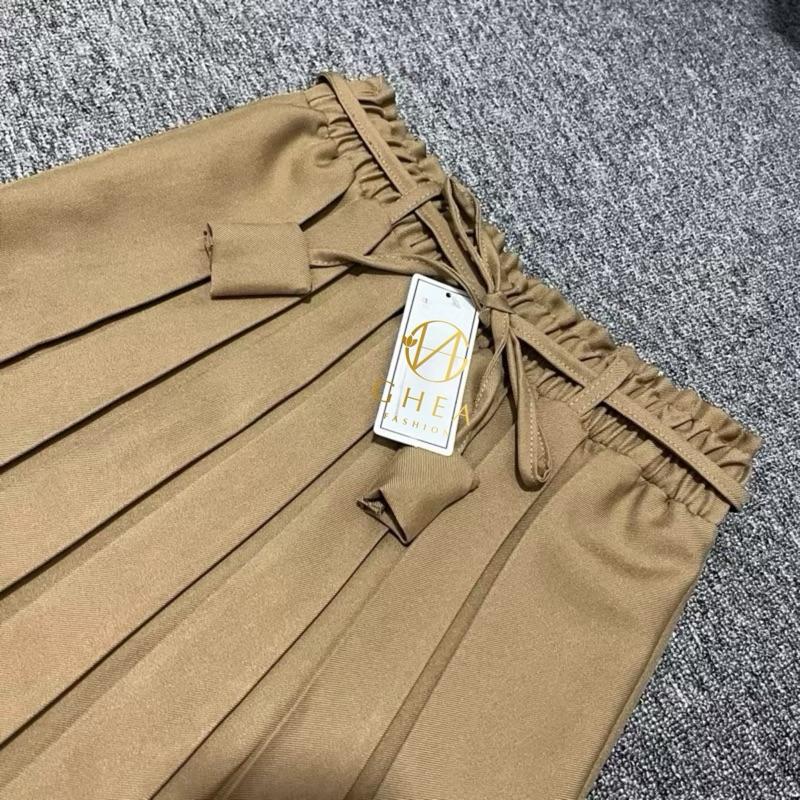 GHEA FASHION | Rok Plisket Semi Woll Jumbo - Rok Plisket Semi Woll Import Premium - Rok Plisket Polos Formal Kerja Karet Wanita Panjang Nyaman Hitam 6