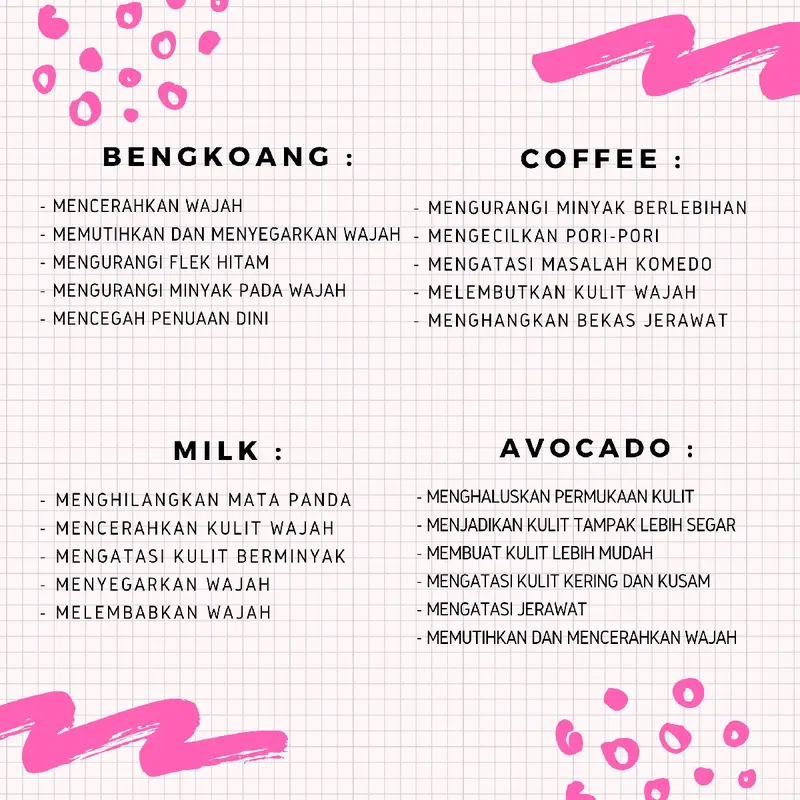 Beli 5 Masker Organik Msk Gratis 1 Msk, Perawatan Wajah Maksimal - Muka 3