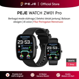 PEJE Smart Watch ZW01 Pro Jam Tangan Pintar | AI Voice | 37g Lightweight | 15 Days Strong Endurance