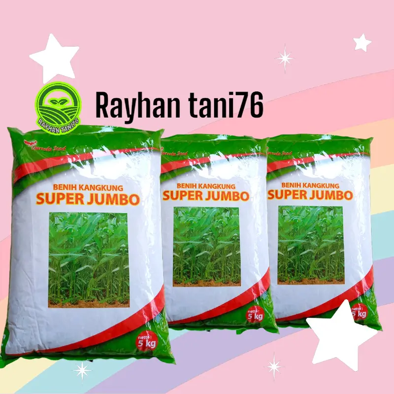Benih Kangkung Super Jumbo 5Kg Garuda Seed Rajawali Berdaun Lebar 2
