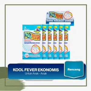 6 pack Koolfever Plester Anak Kemasan Ekonomis Murah