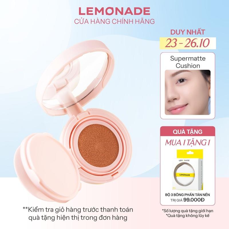 Phấn nước siêu kiềm dầu Lemonade Supermatte Cushion 15g - C