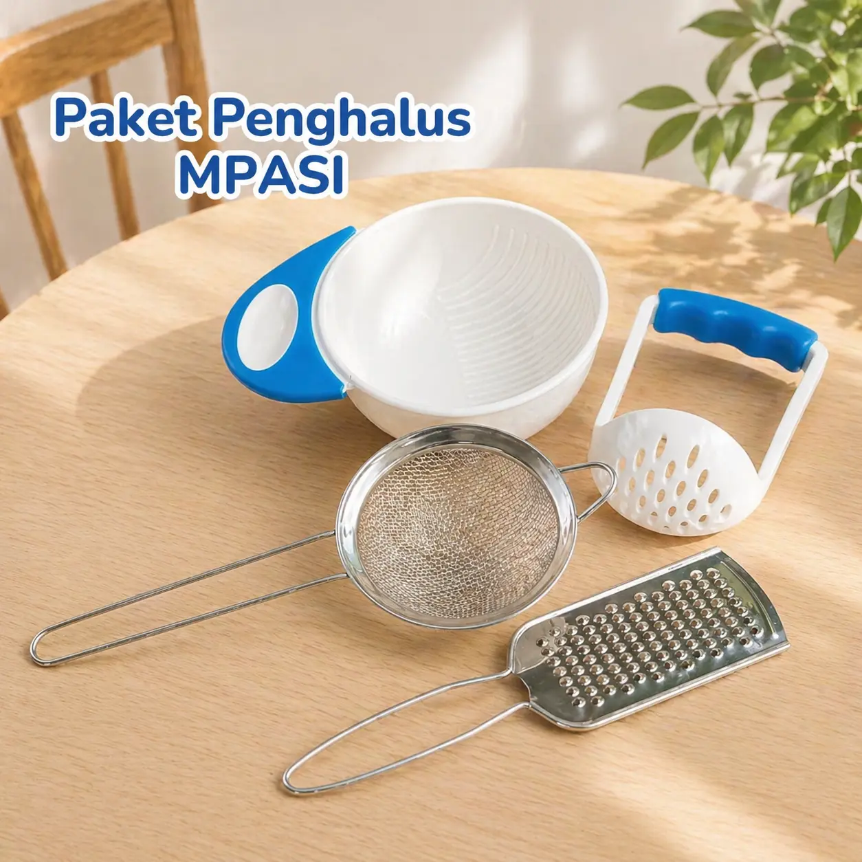 Paket penghalus makanan mpasi bayi mangkok grinder baby food maker parutan keju saringan baby food processor Bayi