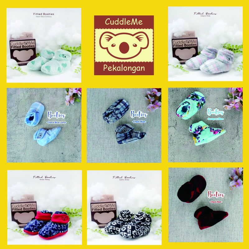 Cuddleme Fitted Baby Booties | Sepatu Bayi | Kaos Kaki Bayi 1