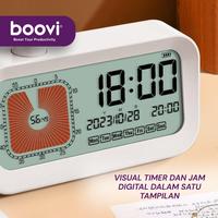 Gambar BOOVI JD015 Jam Digital LED Pomodoro Knob Timer Kalender Hari Alarm Multifungsi dari Boovi Official Kota Administrasi Jakarta Barat 3 Tokopedia