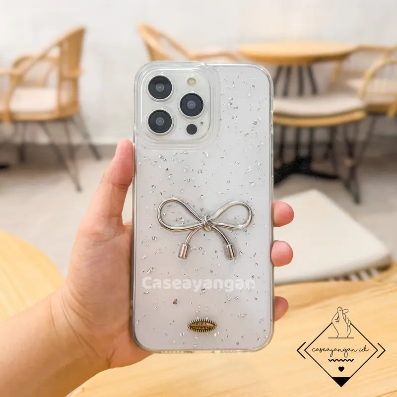 3D Knot Case FOR IP ( 7 - 16 ) 7 8 PLUS SE 2020 2022 X XS XR 11 12 13 14 15 16 PRO MAX Casing Cute Lucu Protector 0