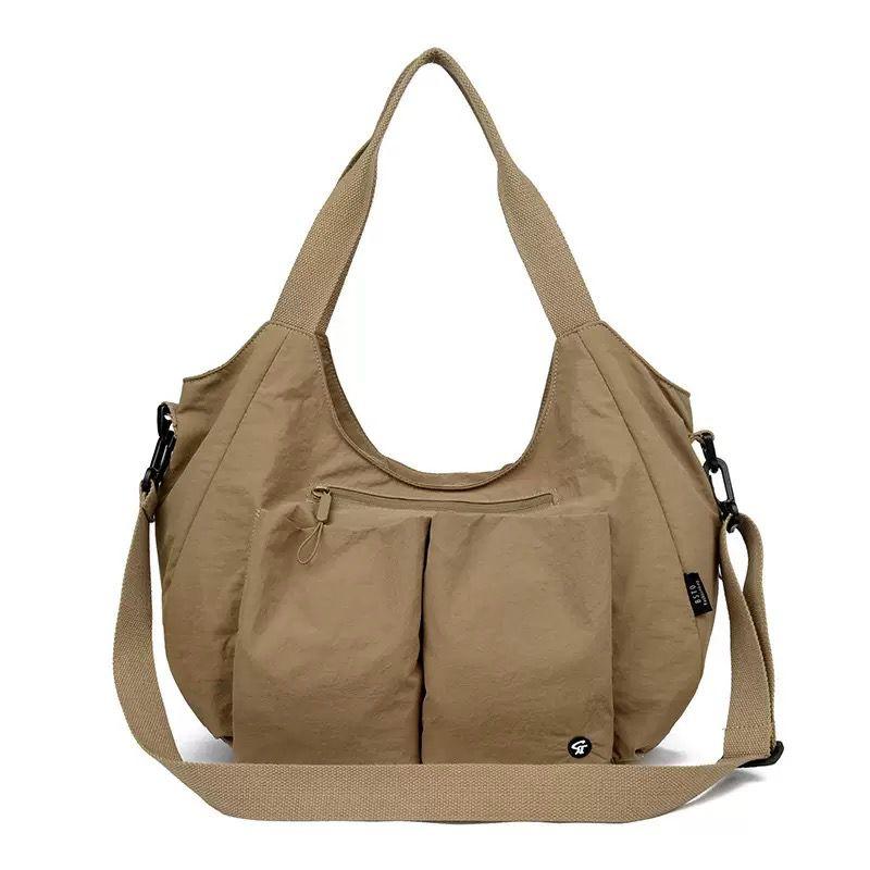 Renata Nylon Multi Pocket Shoulder Bag Tas Nilon Tas Wanita Tas Tote Bag Tas Selempang Tas Harian