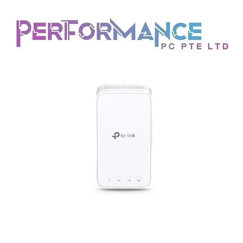 TP-Link AC1200 WiFi Range Extender (RE330), Covers Up to 1500 Sq.ft and 25 Devices, Dual Band Wireless Signal Booster, Internet Repeater, 1 Ethernet Port (3 YEARS WARRANTY BY BAN LEONG TECHNOLOGIES PTE LTD)