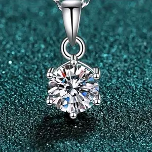 Liontin Titanium Permata Silver Gold Anti Karat Tidak Mudah Luntur  Earrings