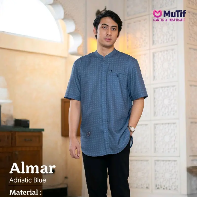 Mutif - koko Dewasa Terbaru Mutif Almar Adriatic Blue - Sarimbit Mutif 2025 0