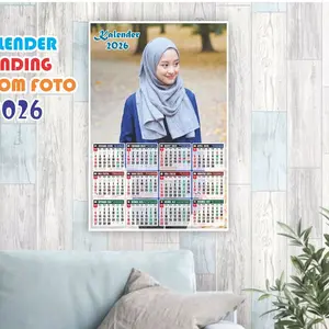 KALENDER 2026 CUSTOM FOTO BEBAS DESAIN (belai banyak dapat bonus)