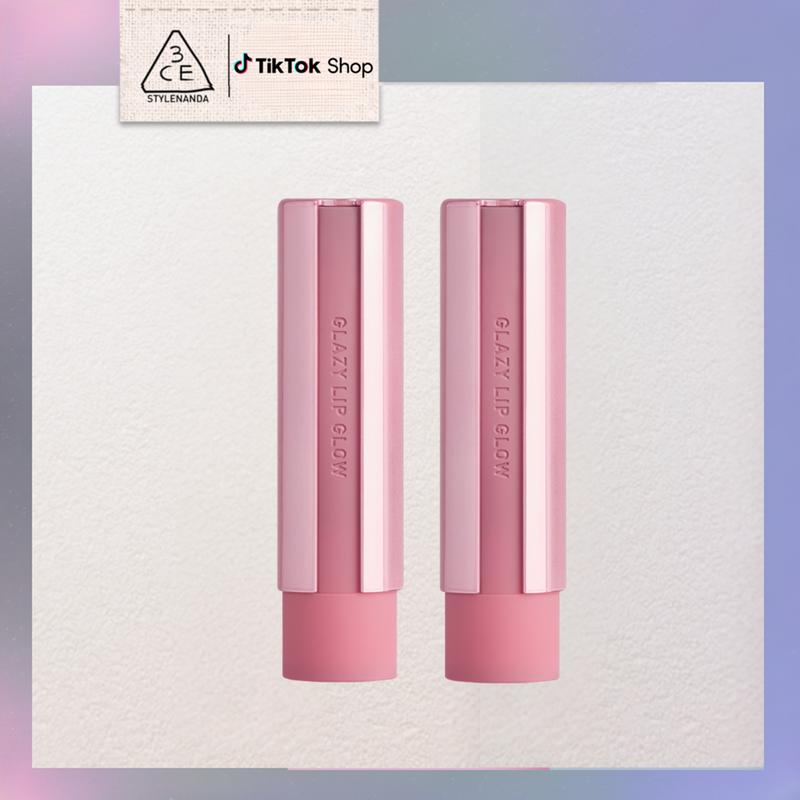  Bộ 2 Son bóng dưỡng môi 3CE GLAZY LIP GLOW 