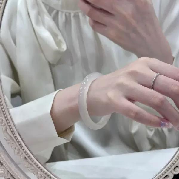 Đá Vòng Mắt Mèo Vado Tay Mat Meo Mẫu Mới YM Vòng Tay Đá Mắt Mèo Phong Cách Hàn Quốc Mỏng Màu Trắng Thời Trang Vòng Tay Pha Lê Phụ Kiện Nữ Hiệu Ứng Mắt Mèo Tự Nhiên Mới Ra Mắt