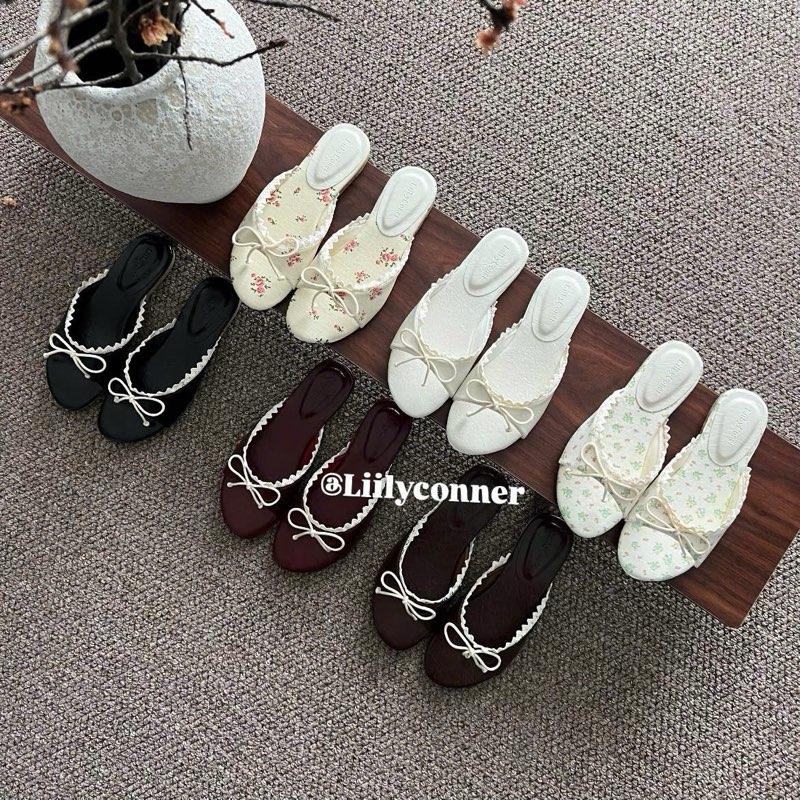 (Tăng size )- Dép Bệt Phối Ren nơ Kiểu Quai Ôm Chân Đệm Mút êm mềm Đế chống trơn chống trượt Nhẹ nhàng nữ tính DH 009