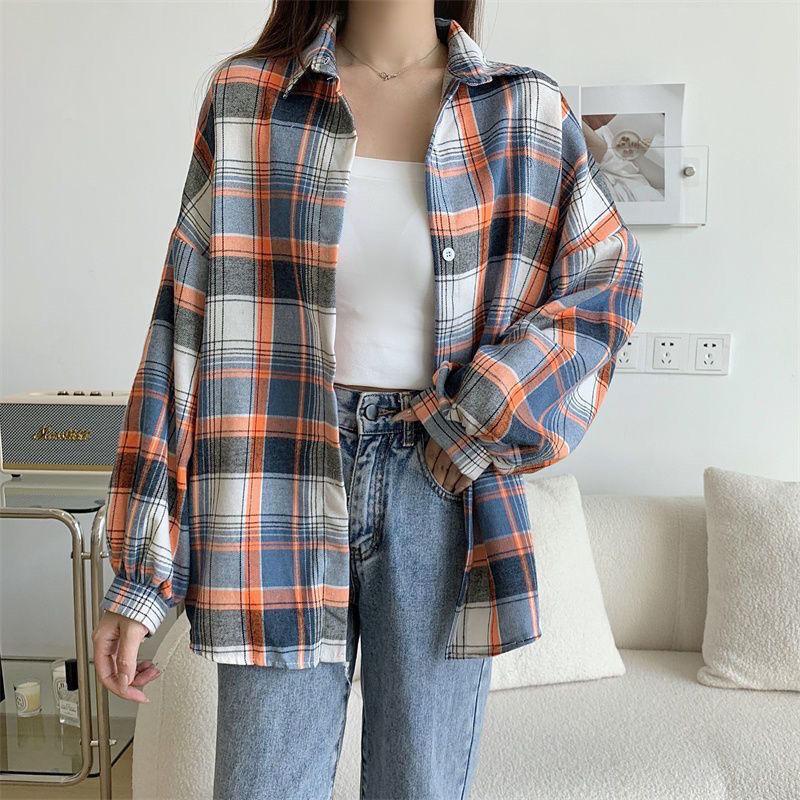Product Introduction of Áo Sơ Mi Độc Đáo, Phong Cách Hàn Quốc, Cao Cấp, Thiết Kế Đẹp, Dành Cho Nữ, Thích Hợp Cho Mùa Xuân 2023, Phong Cách Cổ Điển Pháp, Dễ Phối Đồ, Áo Khoác Sơ Mi Kẻ Sọc Dáng Rộng 25