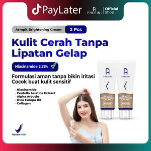 【Paket Hemat 2 PCS】PHERINI Armpit Brightening  underarm Extract Arbutin Niacinamide Mencerahkan