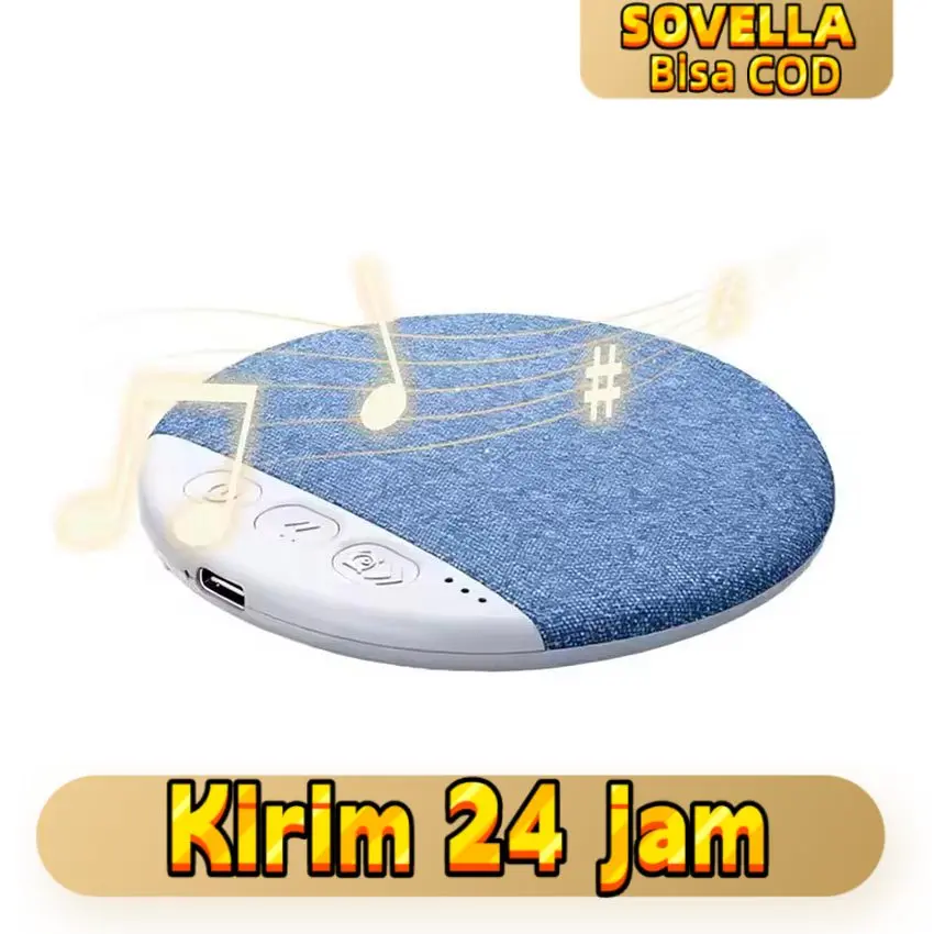 Pillow Speaker Bluetooth Sleep Speaker Super Tipis 11mm Mini Audio Device Portable White Noise Sound Therapy Timer Nyaman Untuk Bantal Dan Travel